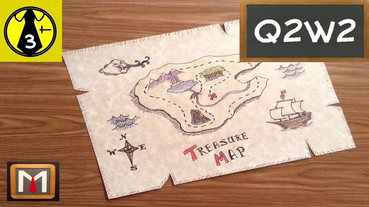 1280x720 Drawing A Treasure Map