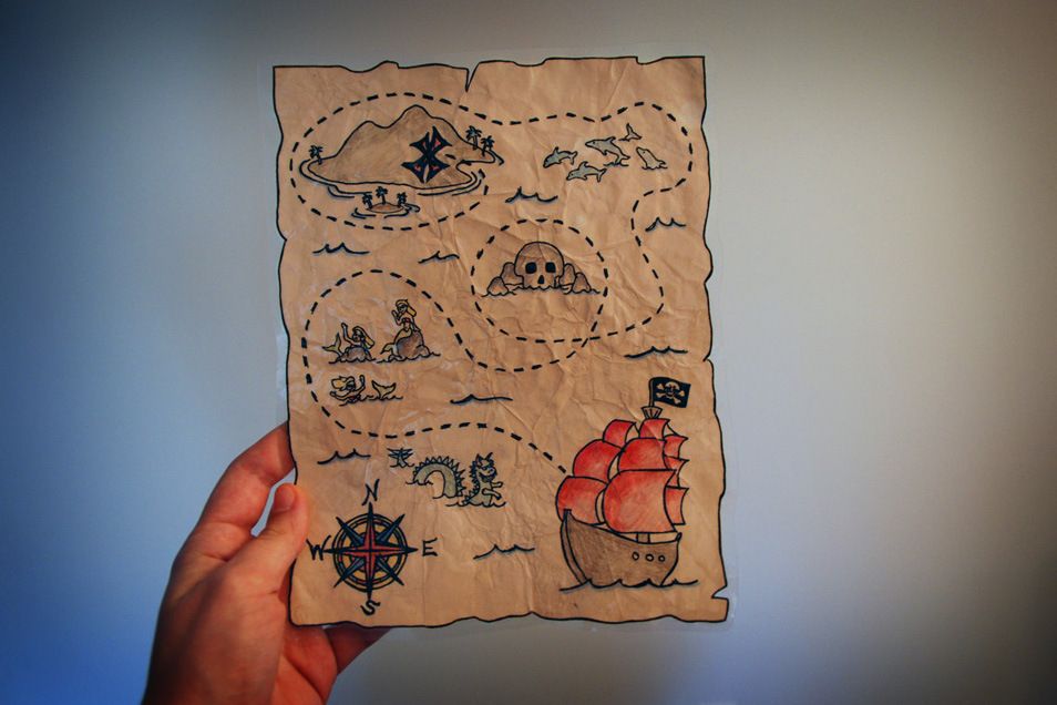 954x636 Treasure Map Tutorial Art Projects Amp Ideas Drawing