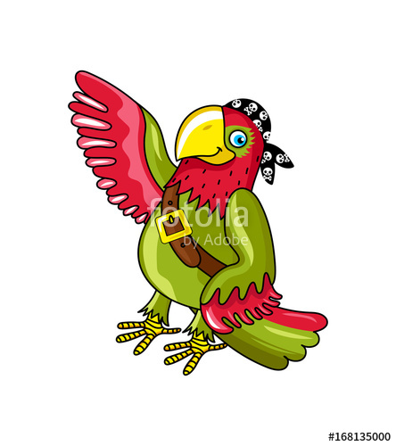 Pirate Parrot Drawing at GetDrawings | Free download