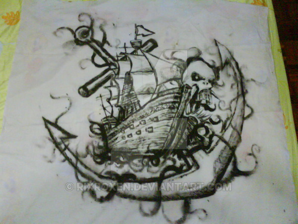 600x450 Ghost Pirate Ship By Rixroxen