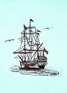 216x300 Pirate Ship Drawings