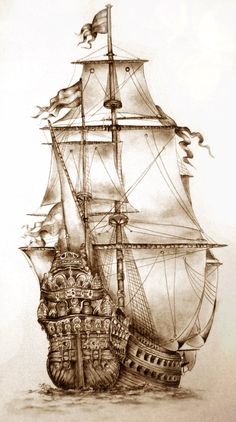 236x422 Ship Drawing