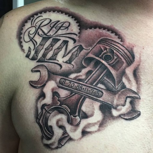 510x510 Wrench And Piston Tattoo Best Tattoo Ideas Gallery