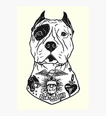 210x230 Pitbull Drawing Wall Art Redbubble