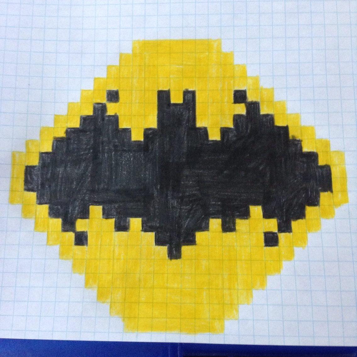 1136x1136 Batman Logo Pixel Drawing Comment And Like ! If You Want To See