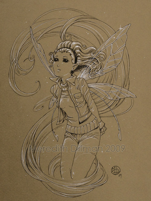 500x664 Pixie Drawing Commission By Meredithdillman