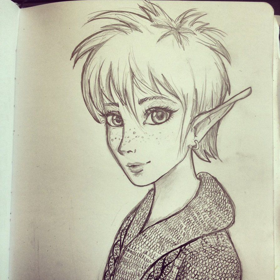 894x894 Pixie Haircut Elf Thingie By Lovisaillustration Art I Love