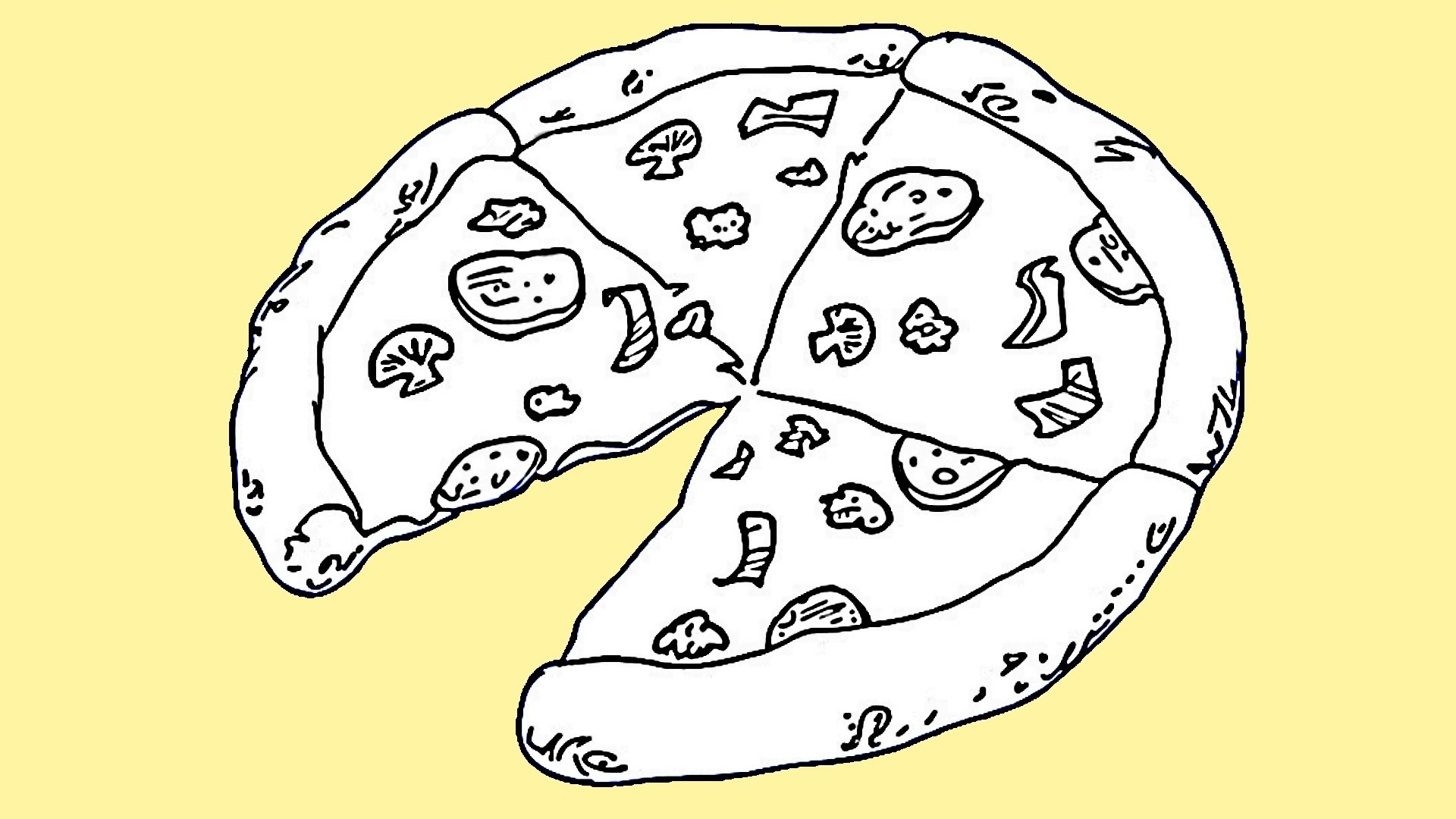 Пицца черно белая. Пицца раскраска для детей. Пицца рисунок. Пицца рисунок карандашом. Пицца картинка для детей раскраска.