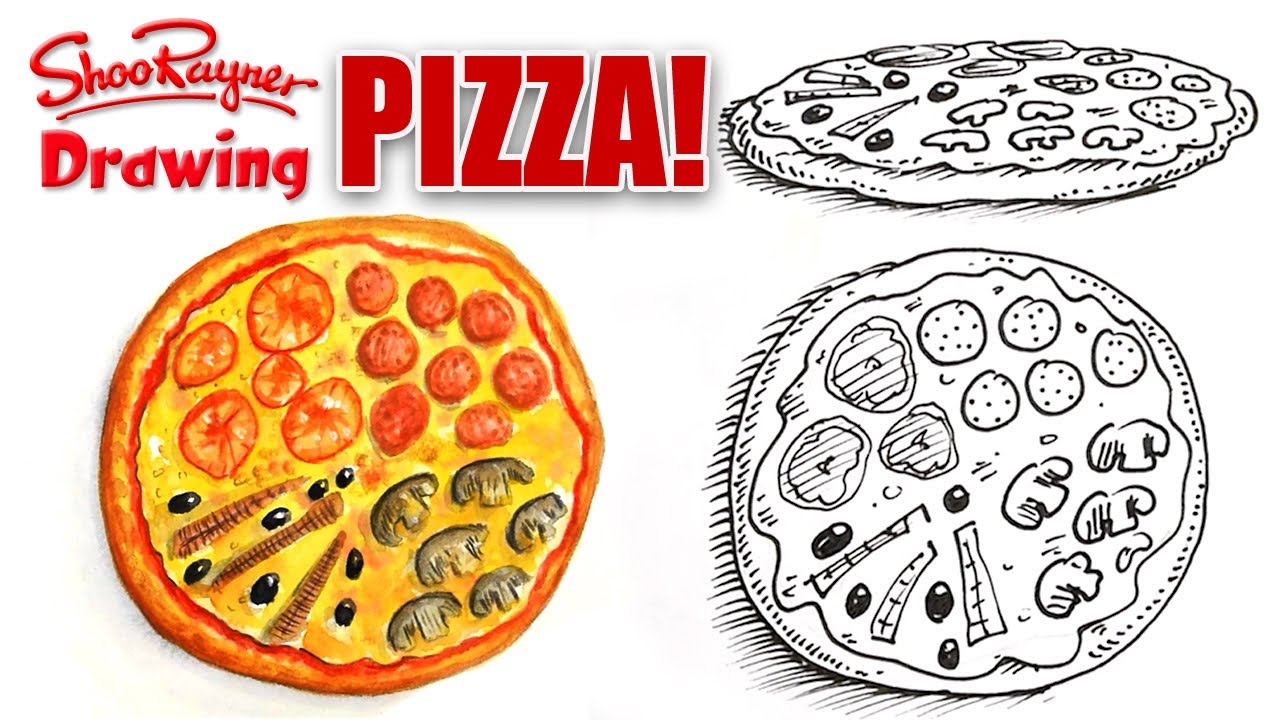 1280x720 How To Draw A Pizza