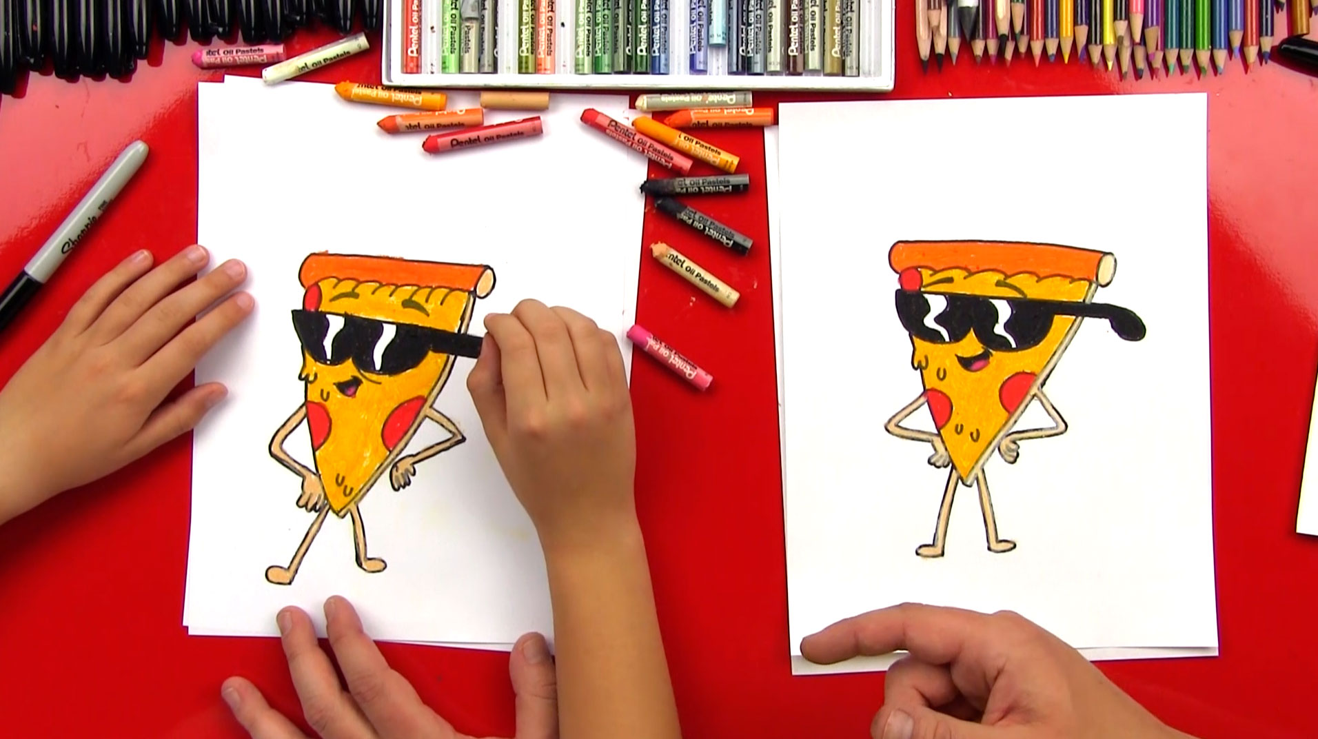 1912x1072 How To Draw Pizza Steve