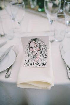 236x353 Groom Portrait. Caricature. Place Setting. Wedding Gift For Guests