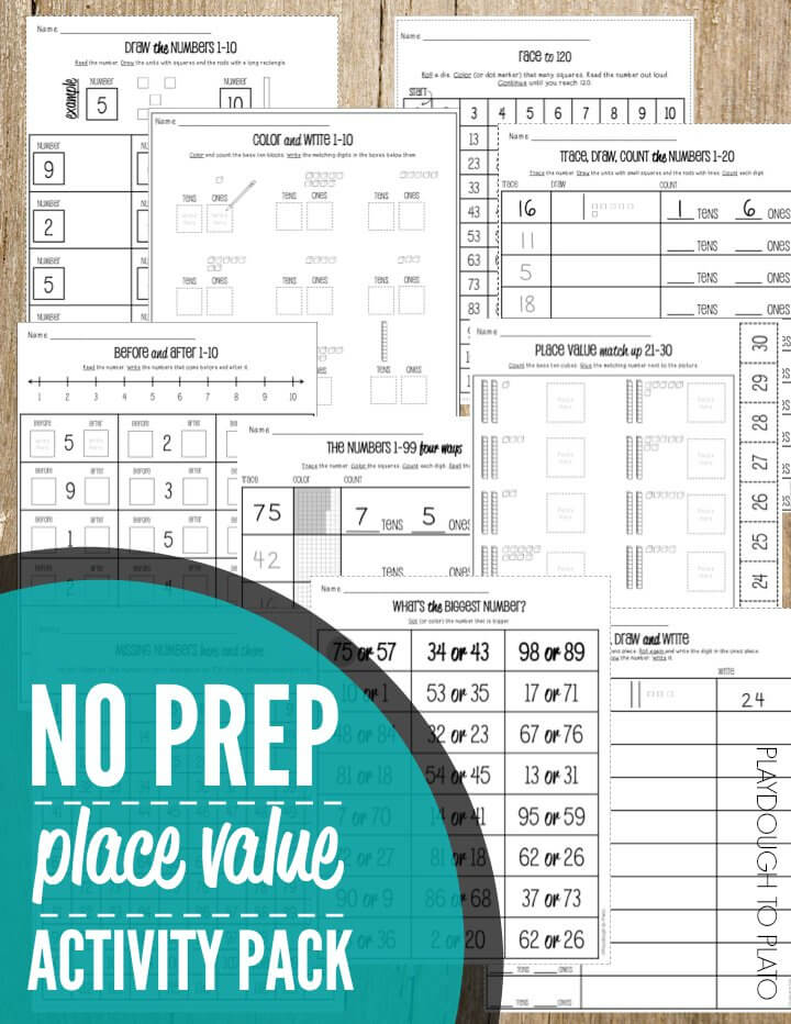 720x932 No Prep Place Value Activity Pack