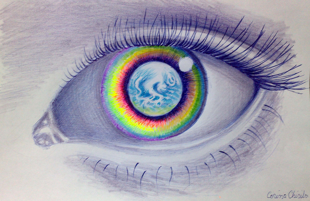 1024x664 Watching The Earth, Our Planet, Drawing With Fluorescent