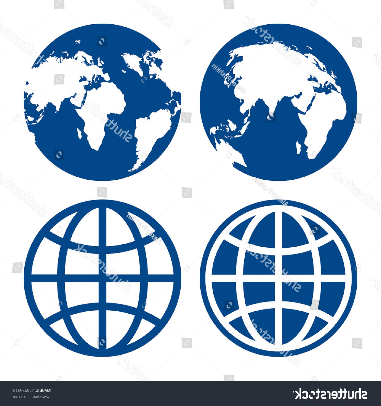 1500x1600 Best Free Stock Vector Globe Icons Planet Earth Drawing