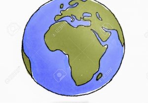 300x210 Pencil Drawing Of Earth How To Draw Earth, Stepstep, Outer Space