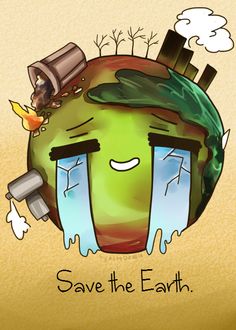 236x330 Save The Planet Earth Illustration Poster Creative Articals