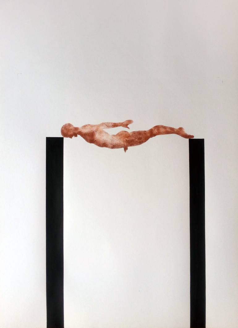 770x1059 Saatchi Art Plank Drawing By Manuchar Okrostsvaridze