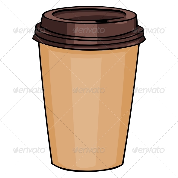 590x590 Plastic Cup With Lid For Hot Drinks By Nikiteev Graphicriver