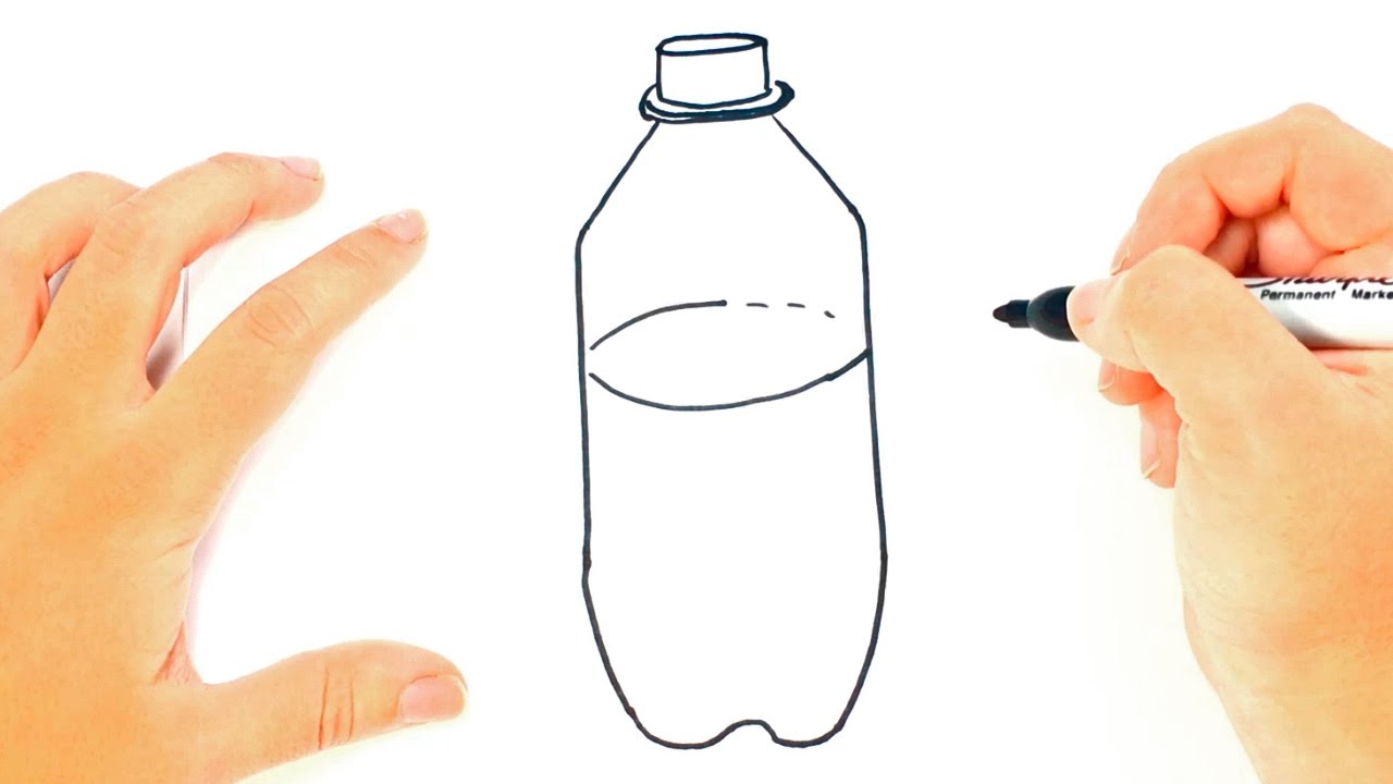 1280x720 How To Draw A Bottle Bottle Easy Draw Tutorial