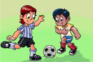 300x200 How To Draw Soccer Players