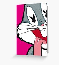 210x230 Playboy Bunny Drawing Greeting Cards Redbubble