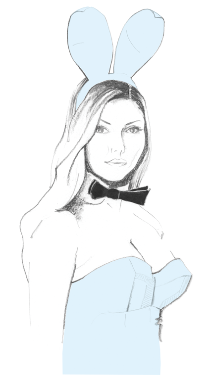 418x768 Playboy Bunny Debbie Harry Illustration Playboy Stuff