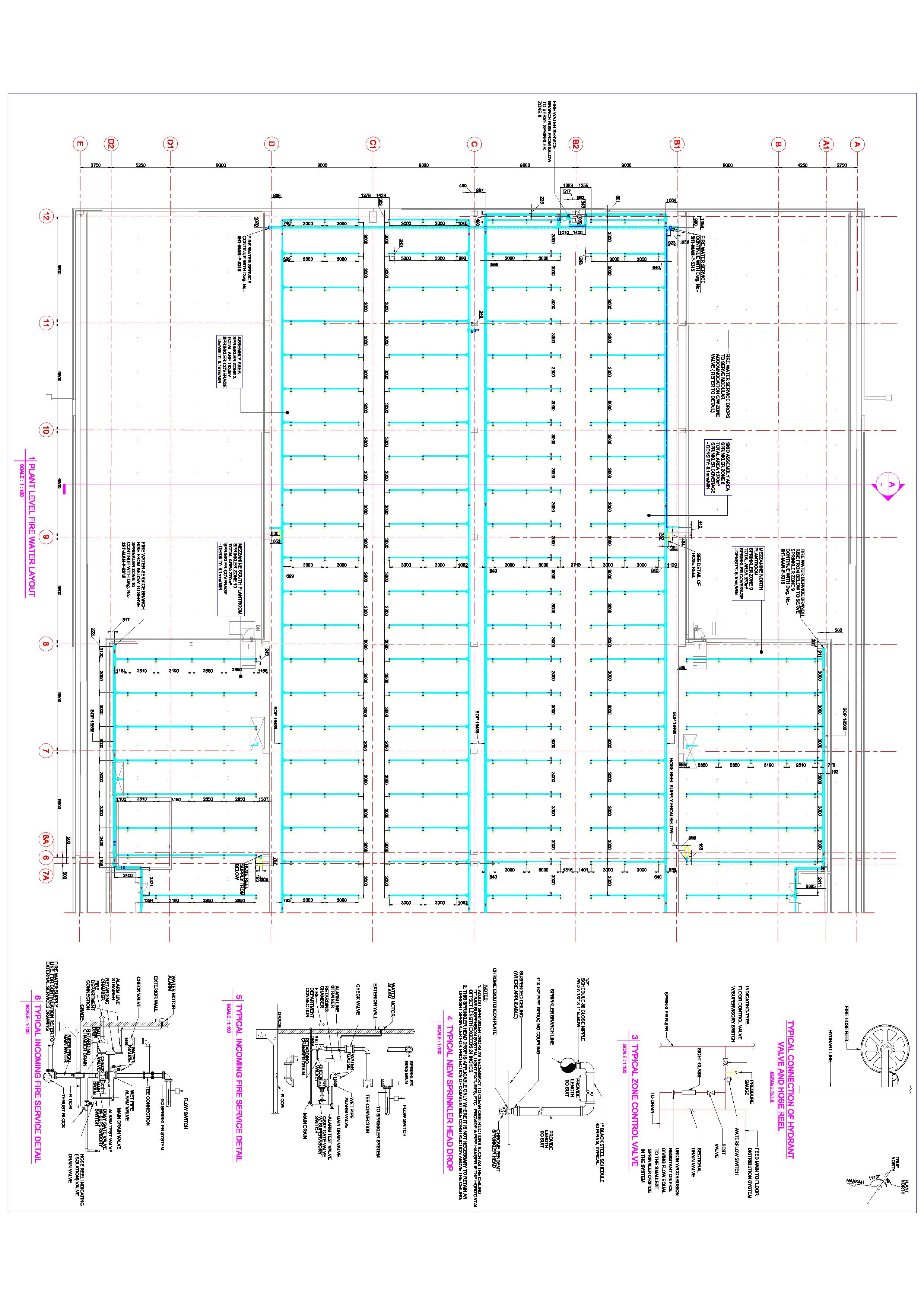 2481x3508 Plumbing Piping Shop Drawing Services