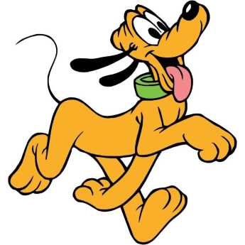 345x345 Free Vector Pluto Cartoon Character