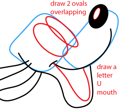 400x365 How To Draw Disney's Pluto With Easy Step By Step Drawing Tutorial