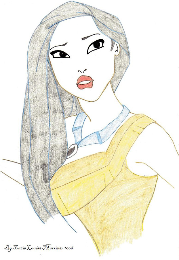 622x900 Pocahontas New Drawing By Missthorn666