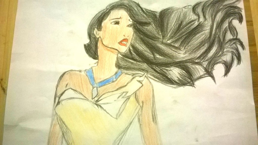 1024x575 Pocahontas Drawing By Jjgrace