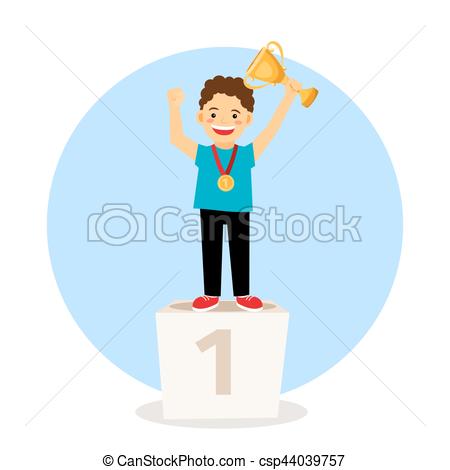 450x470 Numbere. Child Young Winner Podium. Sport Athletic Kid