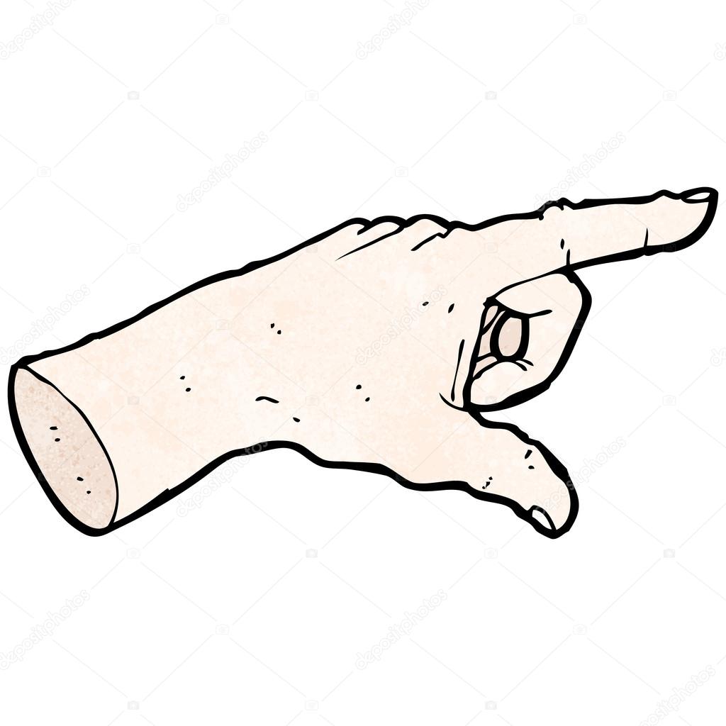 1024x1024 Pointing Hand Drawing Stock Vector Lineartestpilot