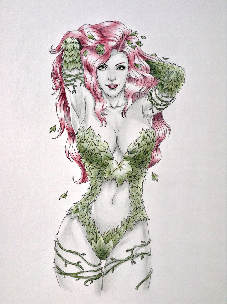 772x1034 Poison Ivy Drawing By Ned The Hat