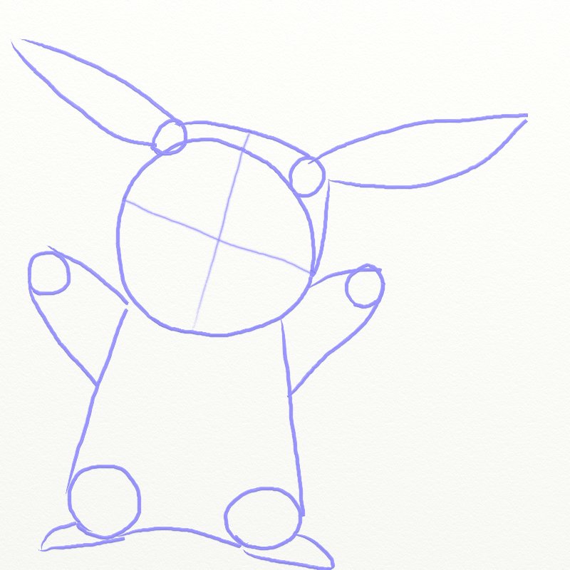 800x800 How To Draw Pikachu From Pokemon