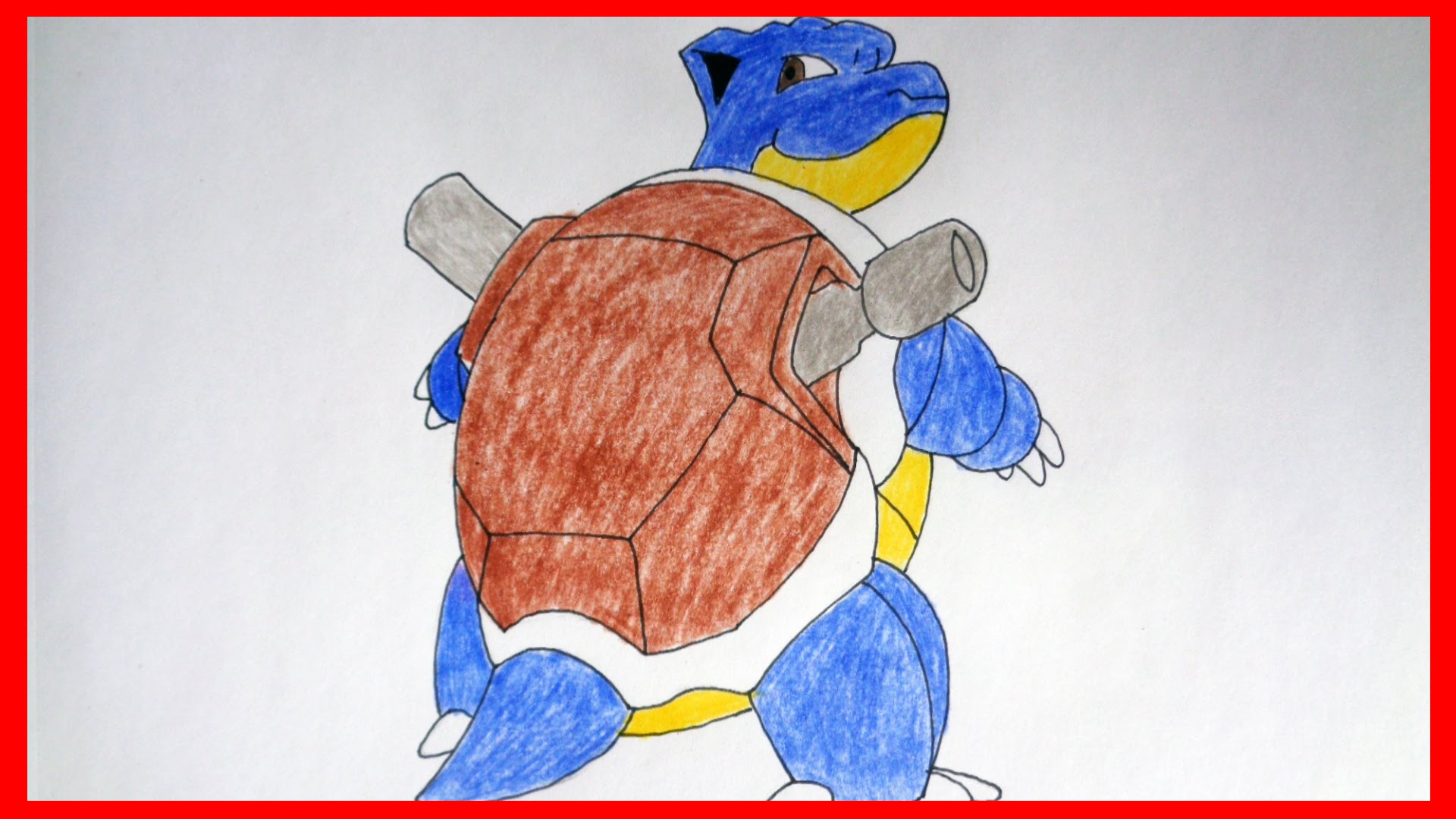 1920x1080 How To Draw Pokemon Blastoise 9