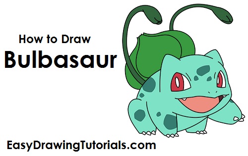 500x315 How To Draw Bulbasaur (Pokemon)