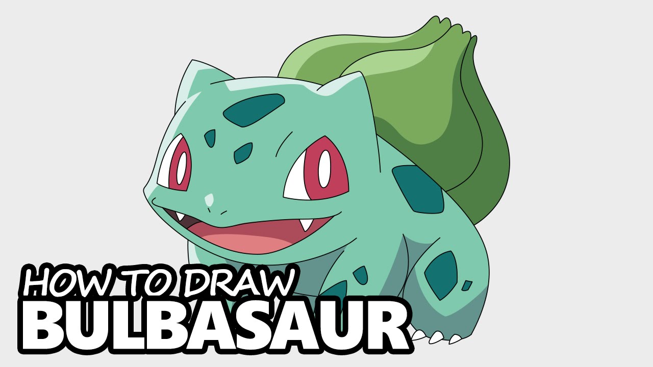 1280x720 How To Draw Bulbasaur From Pokemon