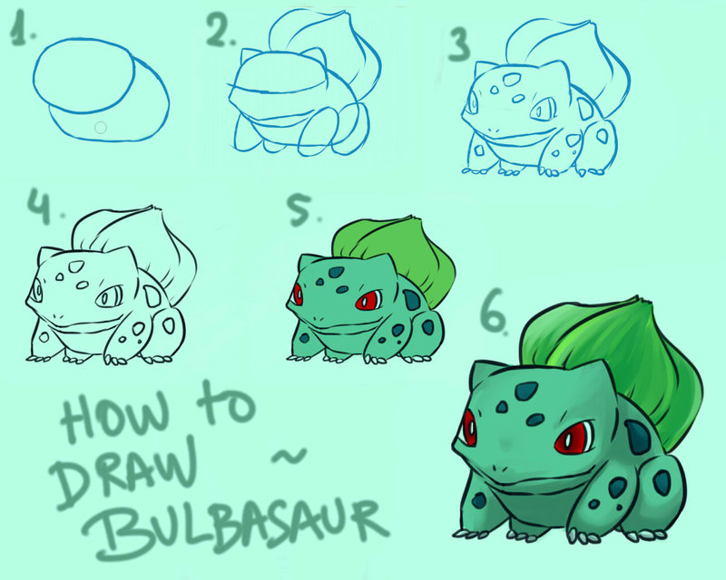 800x640 Tutorial How To Draw Bulbasaur By Nouka