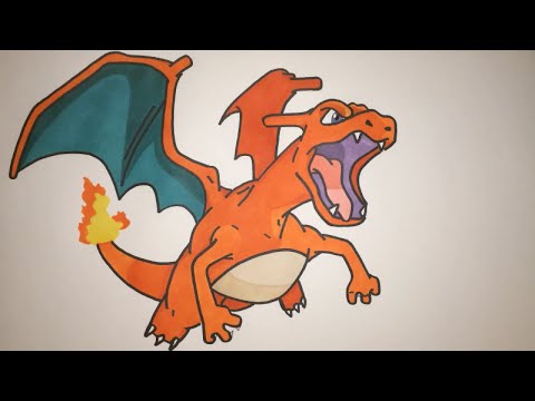 480x360 How To Draw Charizard Step By Step (Pokemon)
