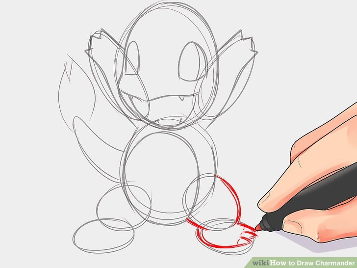 728x546 How To Draw Charmander (With Pictures)