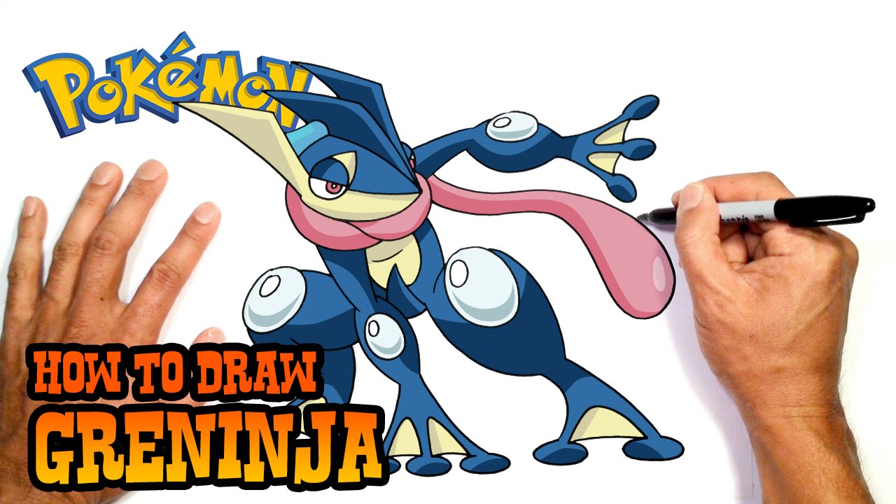1280x720 How To Draw Greninja Pokemon
