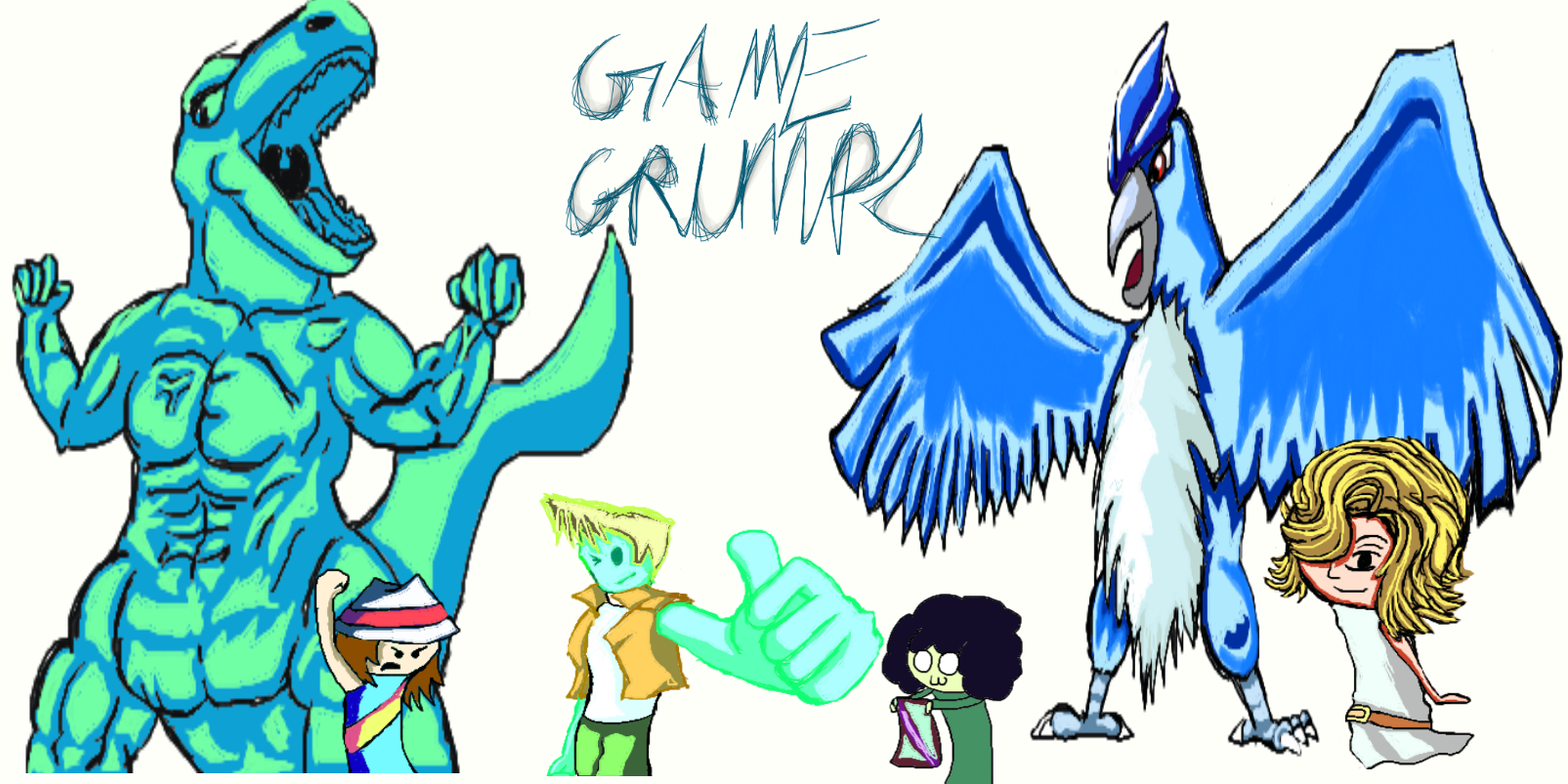 1605x803 Pokemon Firered Great Or Ultra~game Grumps By 357sneak