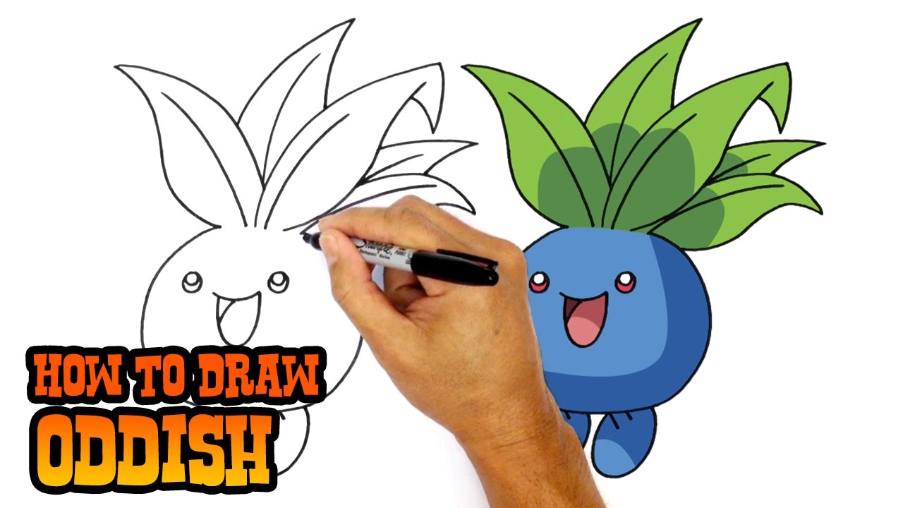 1280x720 How To Draw Oddish Pokemon