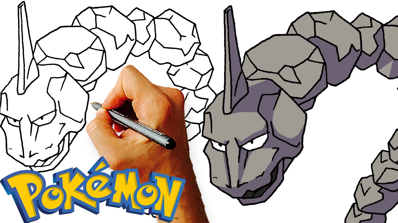 1280x720 How To Draw Onix (Pokemon) Art Lesson For Kids
