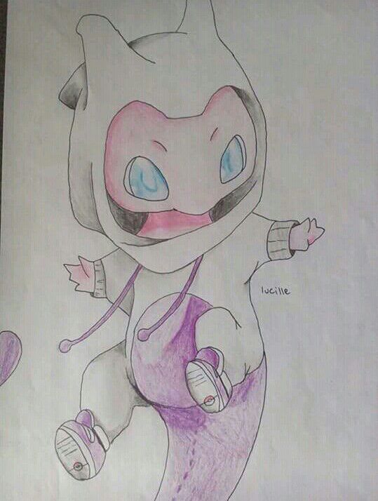 539x714 Pokemon Mew Onesie Drawing Amino