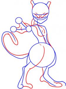 225x302 How To Draw Mewtwo From Pokemon