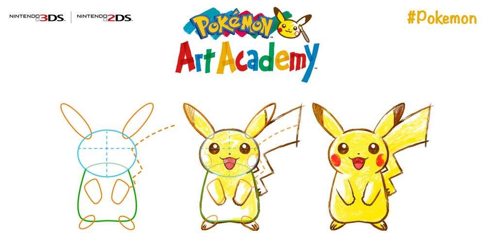 1017x511 Pokemon Art Academy, The Game That Teaches You To Draw Pikachu