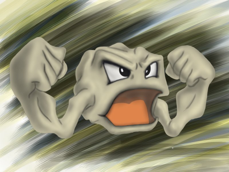 800x600 Learn How To Draw Geodude From Pokemon (Pokemon) Step By Step