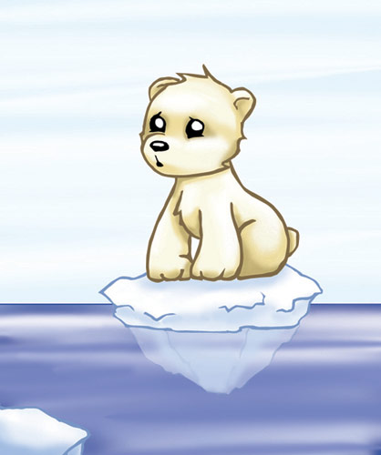 418x500 Baby Polar Bear By Kit Kat Choco